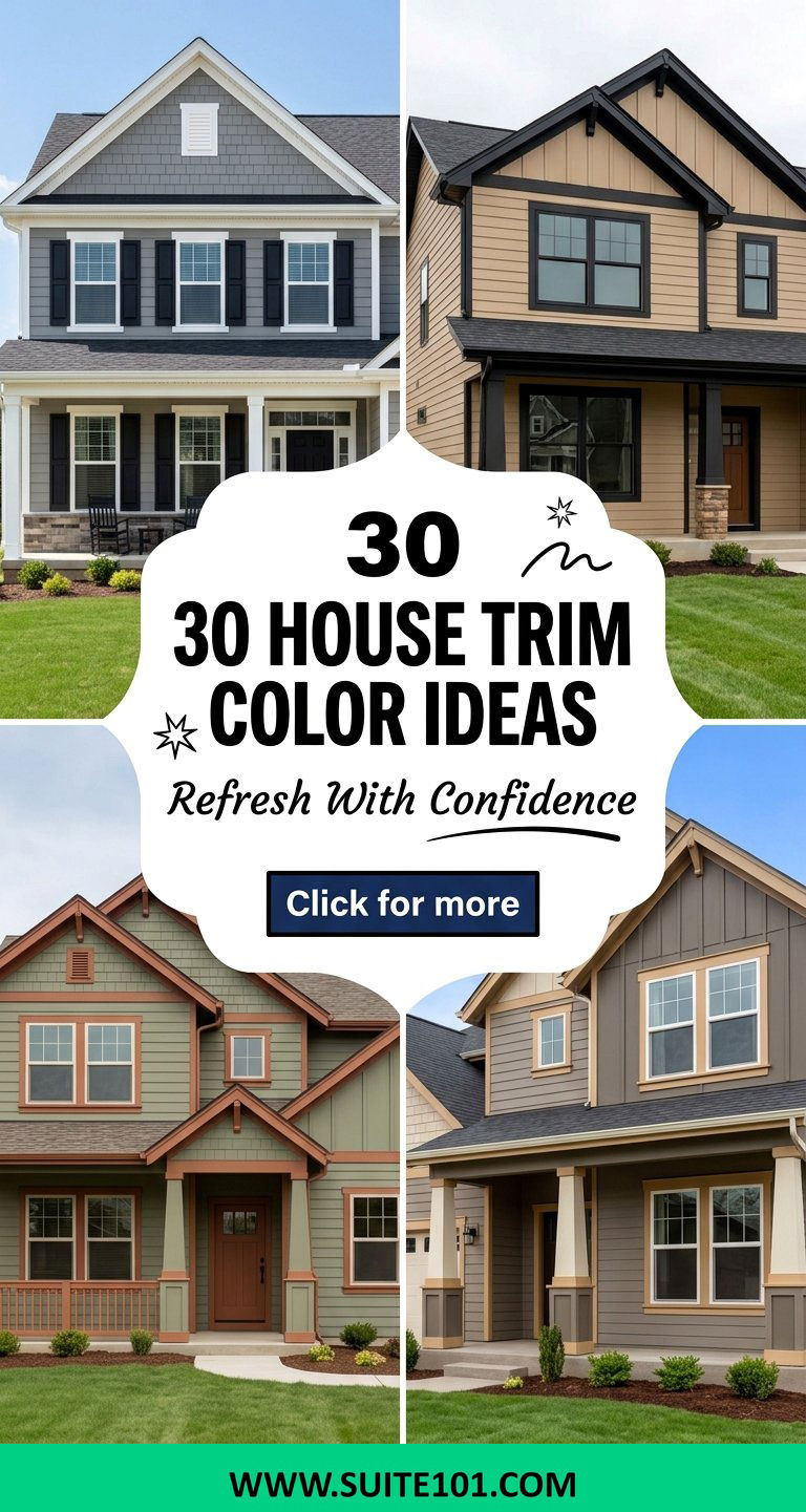 30 House Trim Color Ideas to Refresh Exterior With Confidence - 30 House Trim Color Ideas to Refresh Exterior With Confidence
