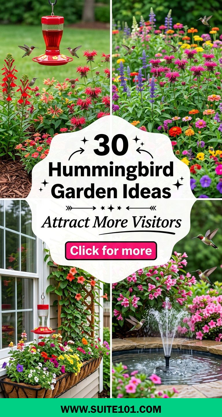 30 Hummingbird Garden Ideas to Attract More Beautiful Visitors - 30 Hummingbird Garden Ideas to Attract More Beautiful Visitors