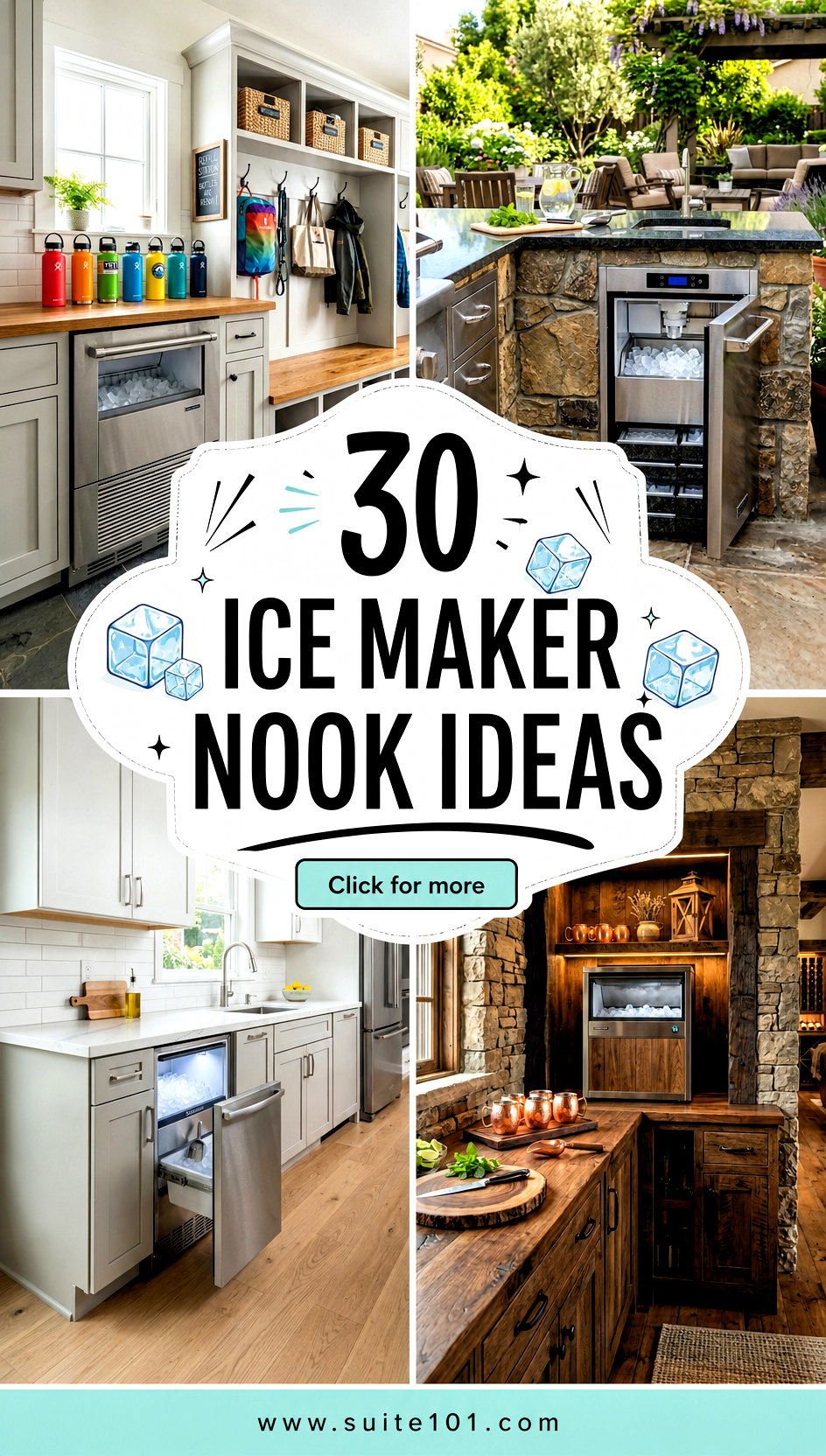 30 Ice Maker Nook Ideas Clean Compact Storage for Cold Drinks - 30 Ice Maker Nook Ideas: Clean, Compact Storage for Cold Drinks
