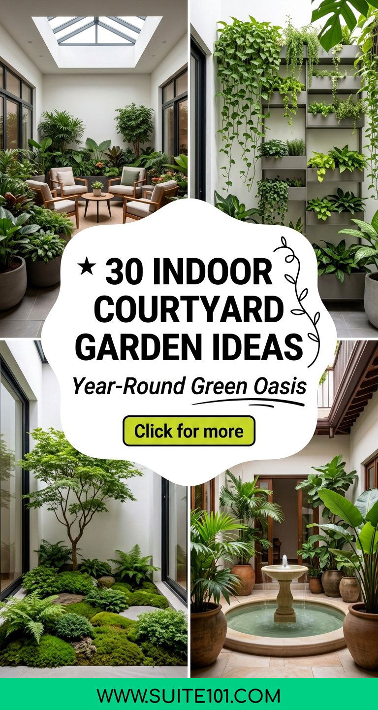 30 Indoor Courtyard Garden Ideas Build a Year-Round Green Oasis - 30 Indoor Courtyard Garden Ideas: Build a Year-Round Green Oasis