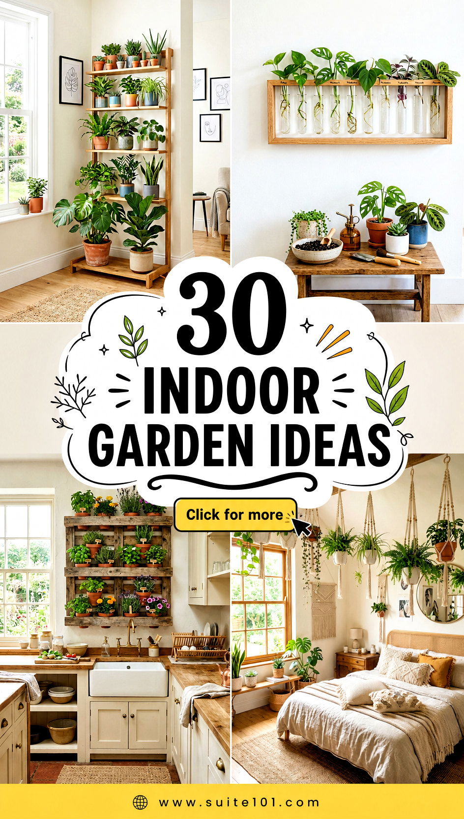30 Indoor Garden Ideas for Fresh Flavor from Your Kitchen - 30 Indoor Garden Ideas for Fresh Flavor from Your Kitchen