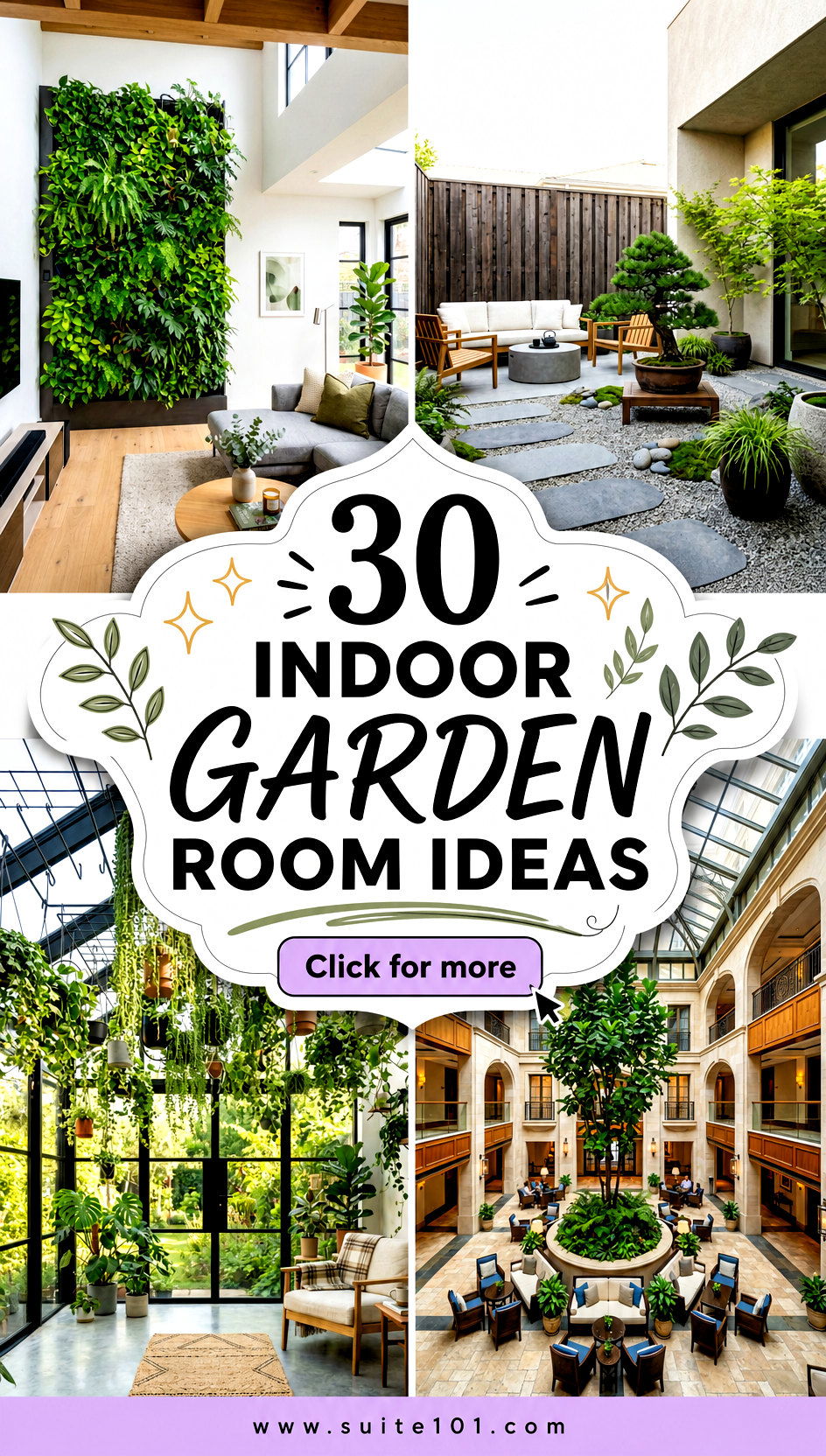 30 Indoor Garden Room Ideas to Create a Cozy Green Oasis - 30 Indoor Garden Room Ideas to Create a Cozy Green Oasis