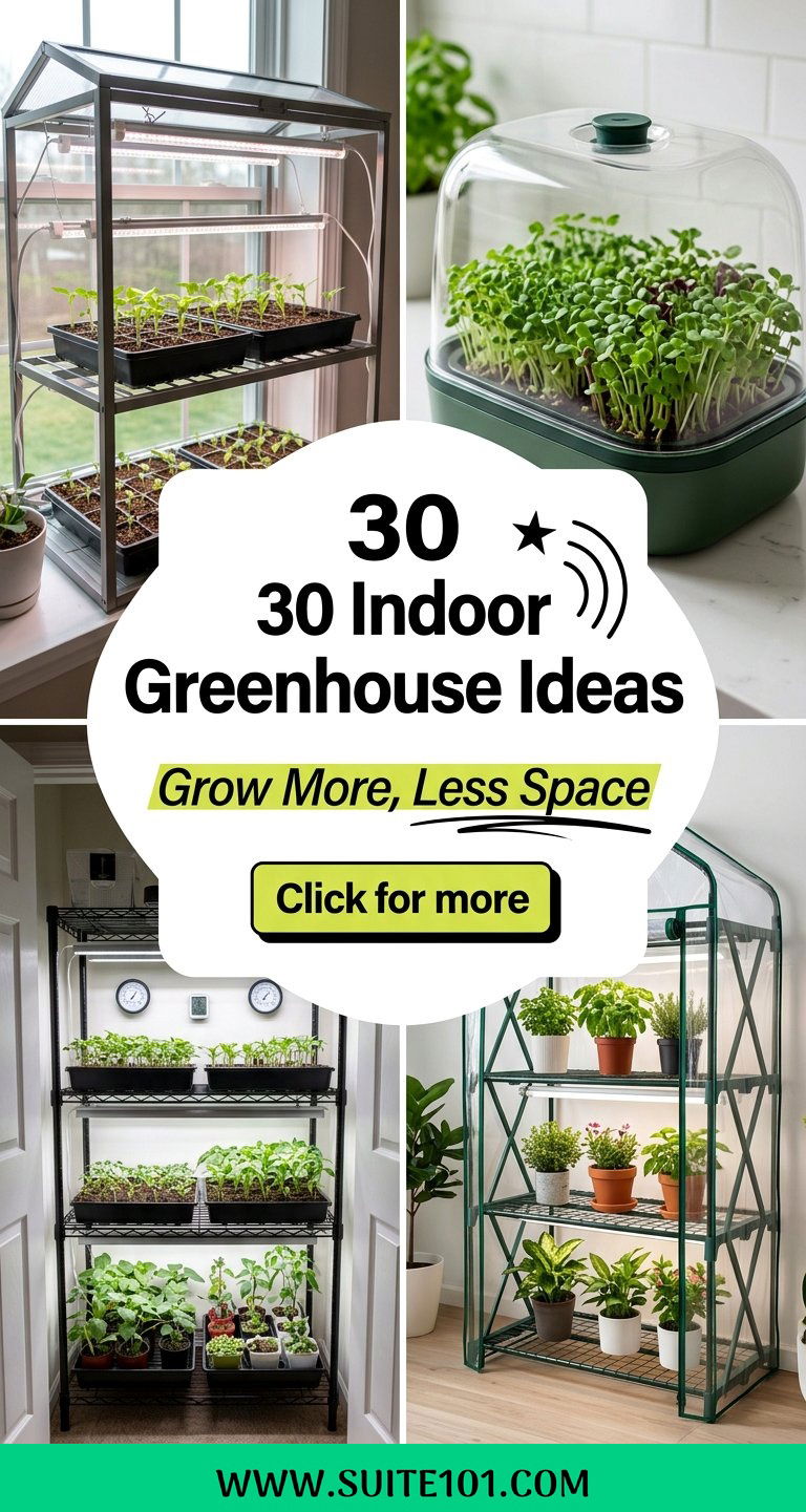 30 Indoor Greenhouse Ideas to Grow More Plants in Less Space - 30 Indoor Greenhouse Ideas to Grow More Plants in Less Space