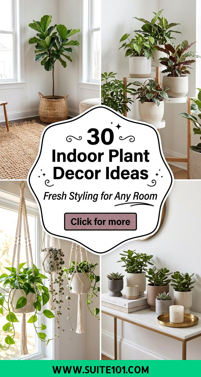 30 Indoor Plant Decor Ideas Fresh Styling for Any Room Today - 30 Indoor Plant Decor Ideas: Fresh Styling for Any Room Today