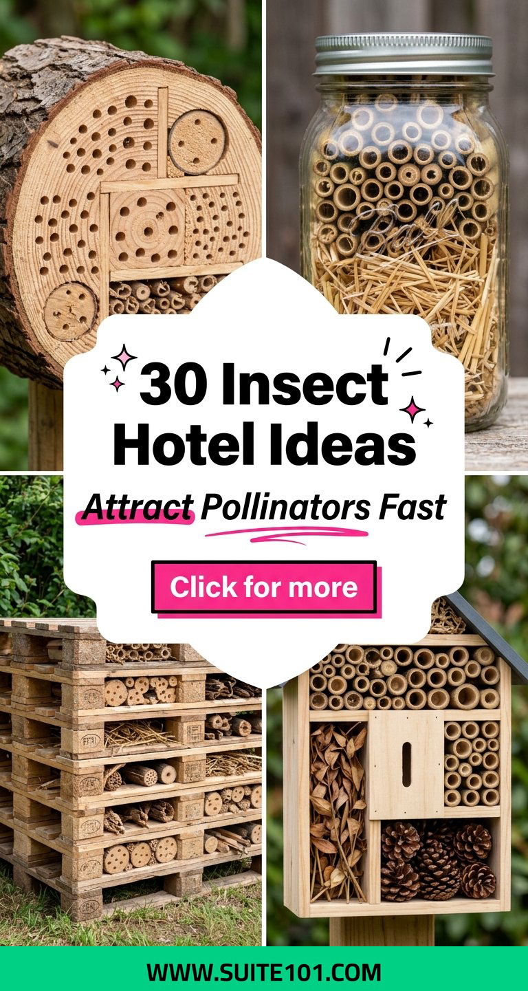 30 Insect Hotel Ideas to Attract Pollinators and Beneficial Bugs - 30 Insect Hotel Ideas to Attract Pollinators and Beneficial Bugs