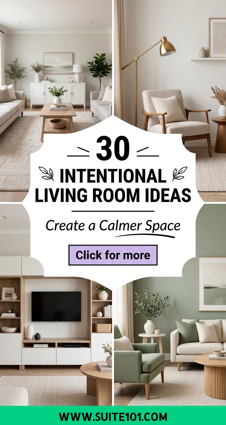 30 Intentional Living Room Ideas for a Calmer Better Space - 30 Intentional Living Room Ideas for a Calmer, Better Space