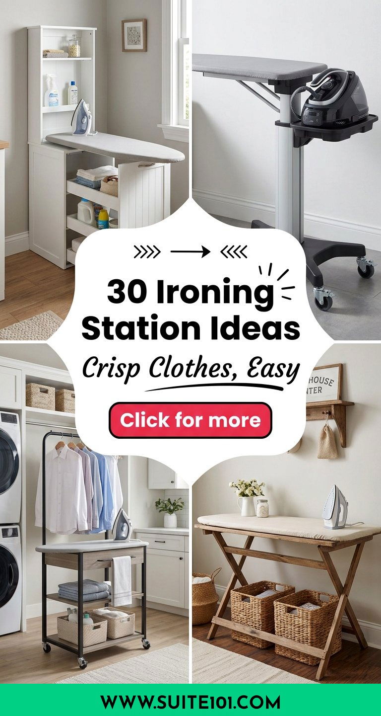 30 Ironing Station Ideas To Keep Clothes Fresh And Crisp - 30 Ironing Station Ideas To Keep Clothes Fresh And Crisp