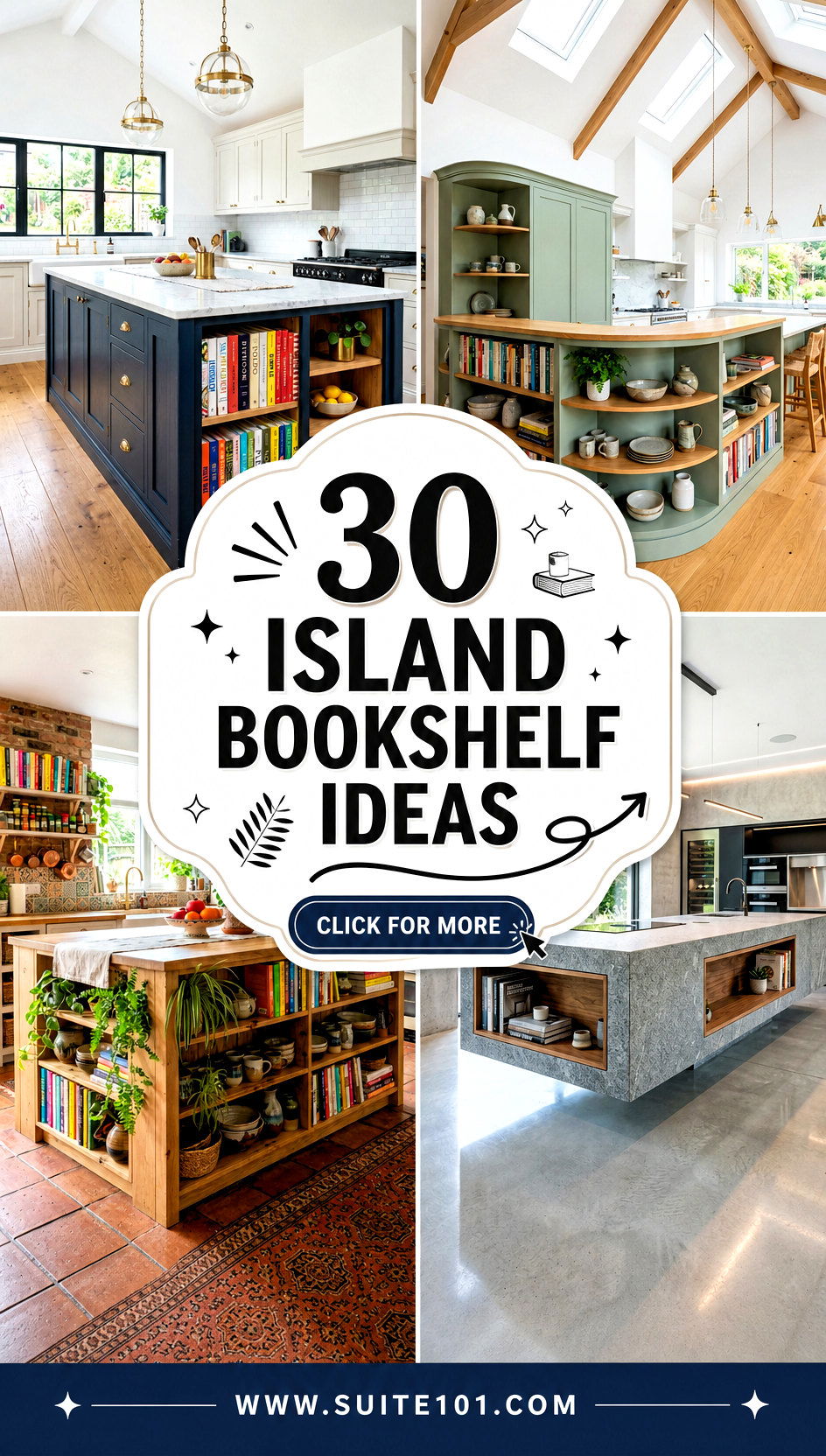 30 Island Bookshelf Ideas To Style Your Living Room Fast - 30 Island Bookshelf Ideas To Style Your Living Room Fast