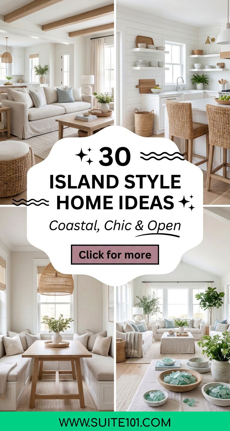 30 Island Style Home Ideas That Feel Coastal Chic and Open - 30 Island Style Home Ideas That Feel Coastal, Chic, and Open