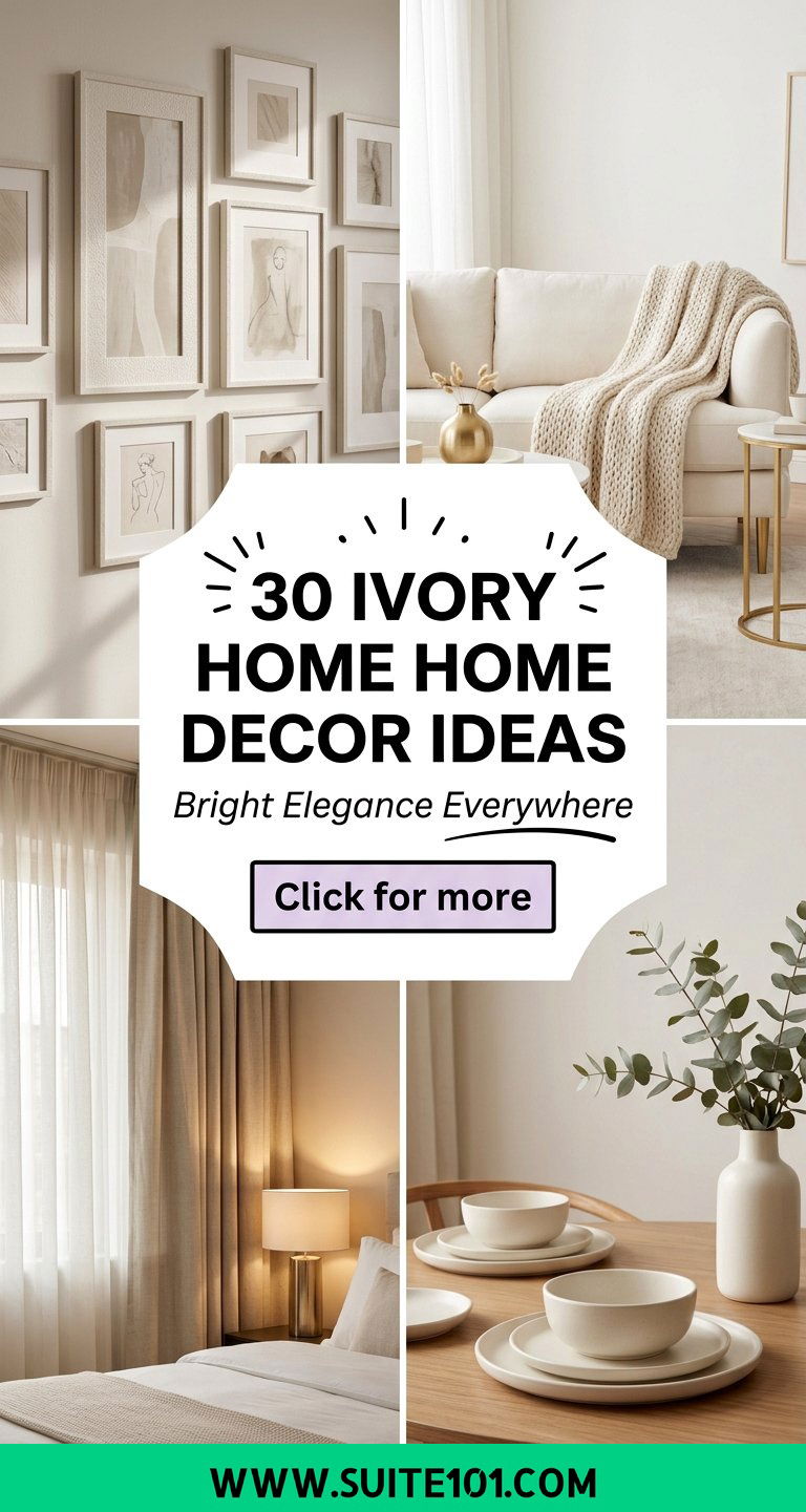 30 Ivory Home Decor Ideas for a Bright Elegant Look Everywhere - 30 Ivory Home Decor Ideas for a Bright, Elegant Look Everywhere