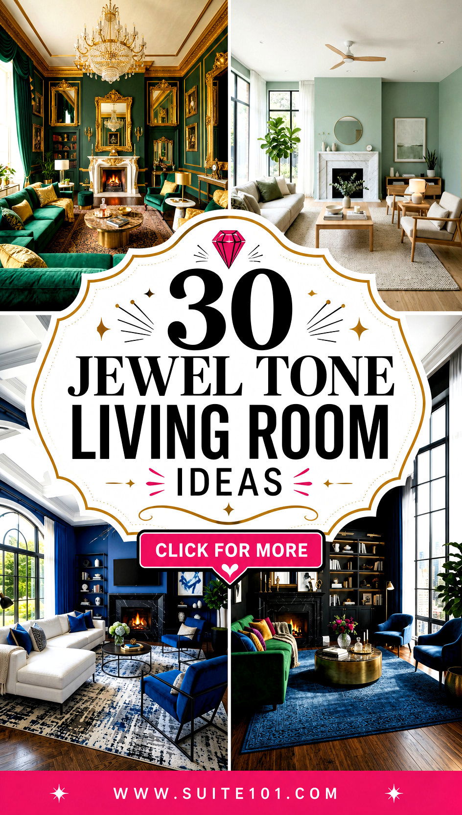 30 Jewel Tone Living Room Ideas for Bold Color That Feels Luxe - 30 Jewel Tone Living Room Ideas for Bold Color That Feels Luxe