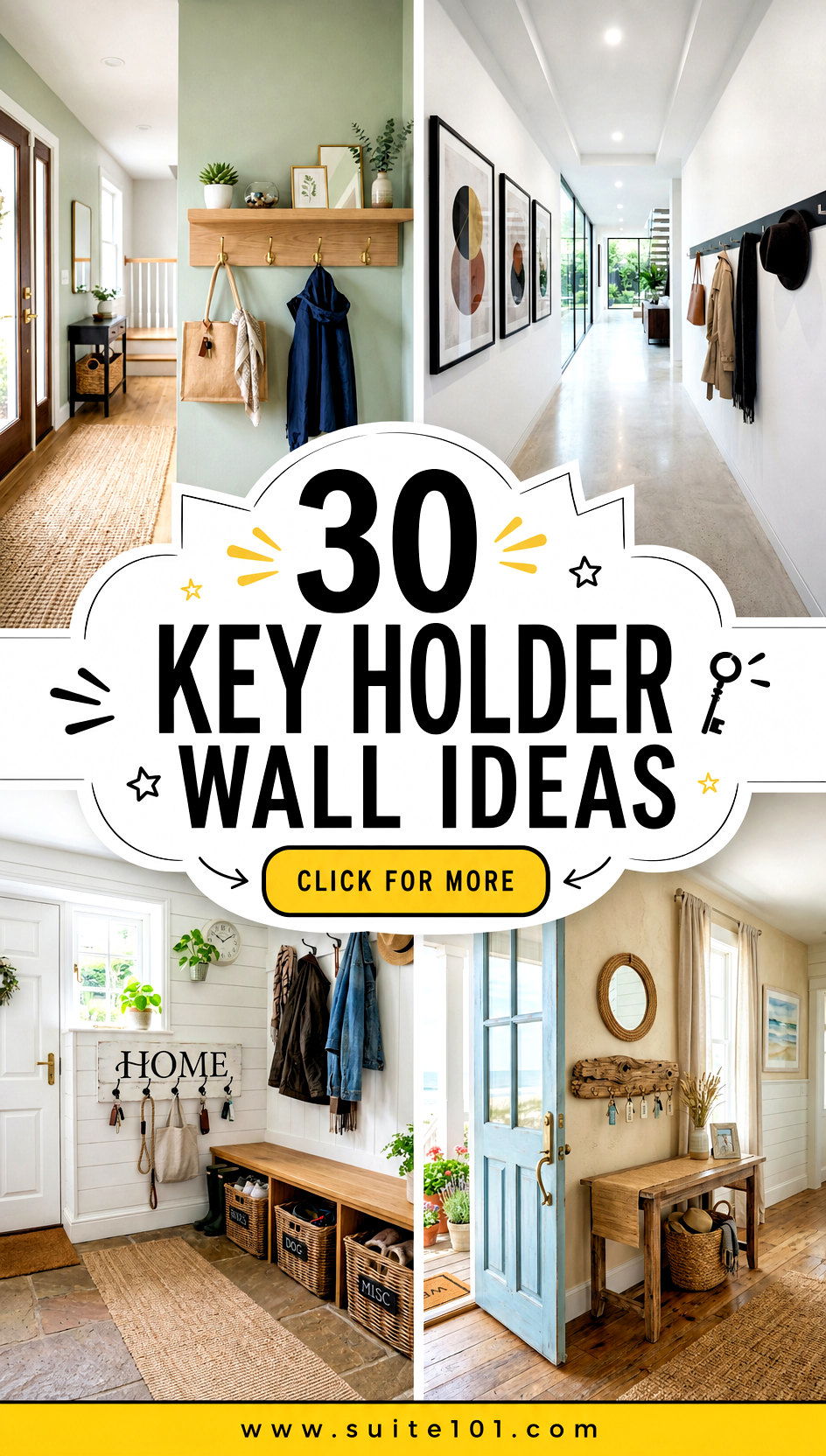 30 Key Holder Wall Ideas for Stylish Entryway Storage Boost - 30 Key Holder Wall Ideas for Stylish Entryway Storage Boost