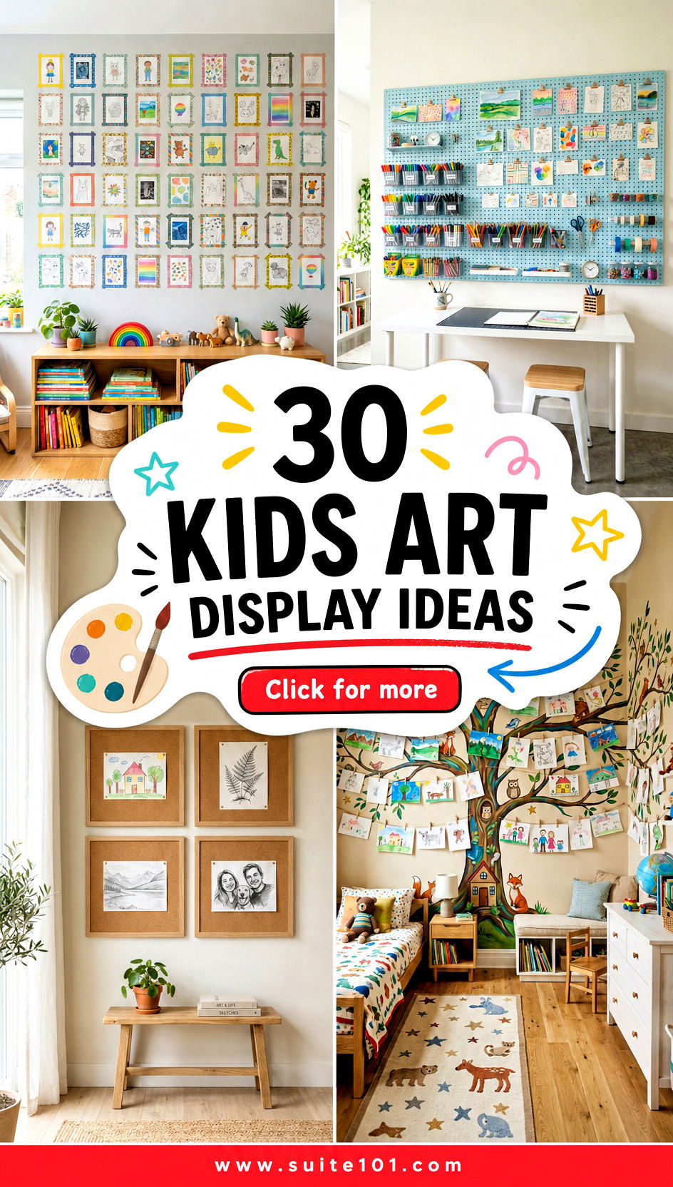 30 Kids Art Display Ideas to Keep Creative Walls Looking Fresh - 30 Kids Art Display Ideas to Keep Creative Walls Looking Fresh