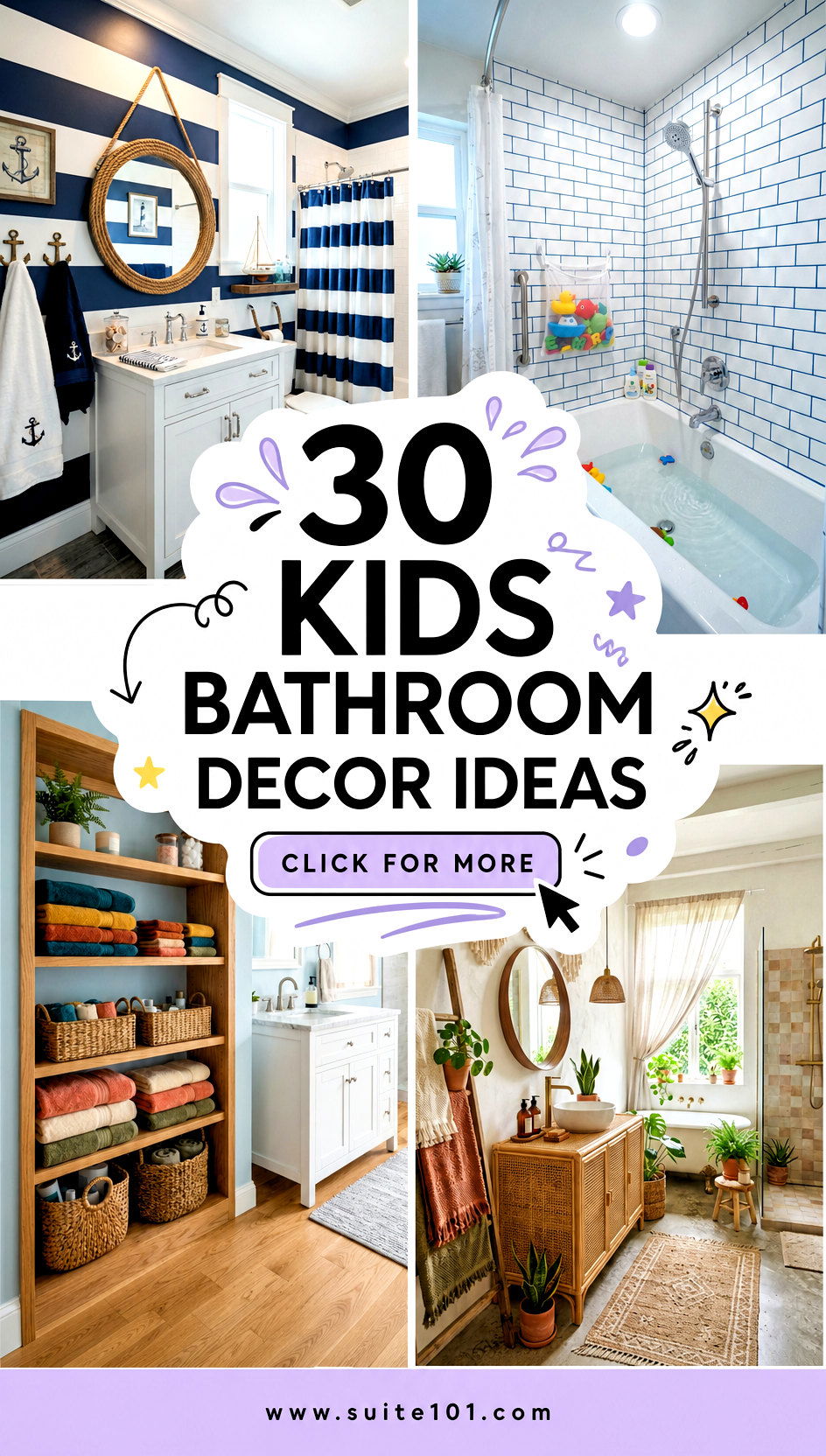 30 Kids Bathroom Decor Ideas That Make Bath Time Brighter - 30 Kids Bathroom Decor Ideas That Make Bath Time Brighter
