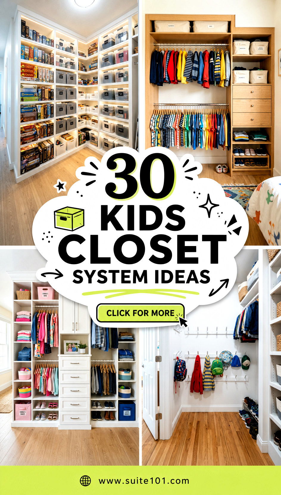30 Kids Closet System Ideas for Order Storage and Less Mess - 30 Kids Closet System Ideas for Order, Storage, and Less Mess