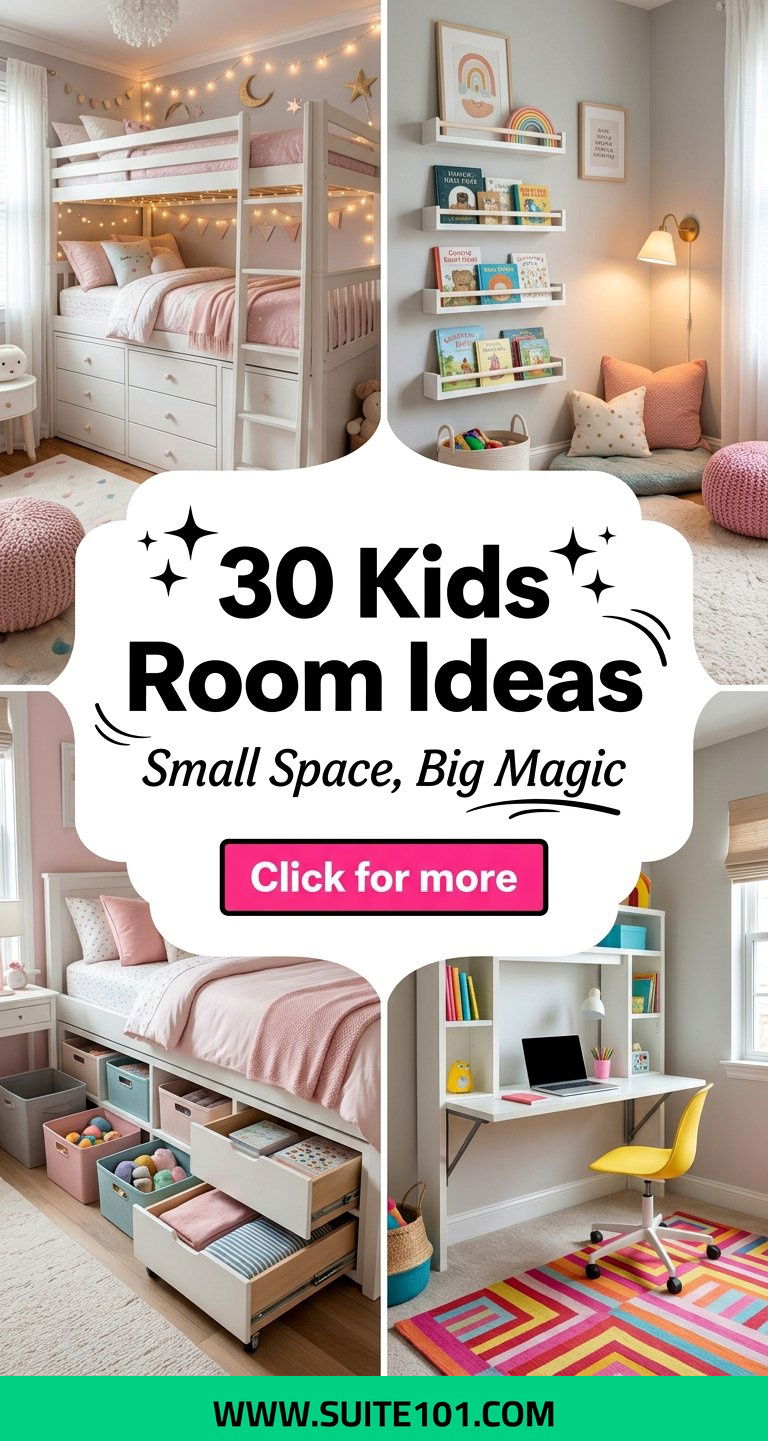 30 Kids Room Ideas That Make Small Spaces Feel Magical Today - 30 Kids Room Ideas That Make Small Spaces Feel Magical Today