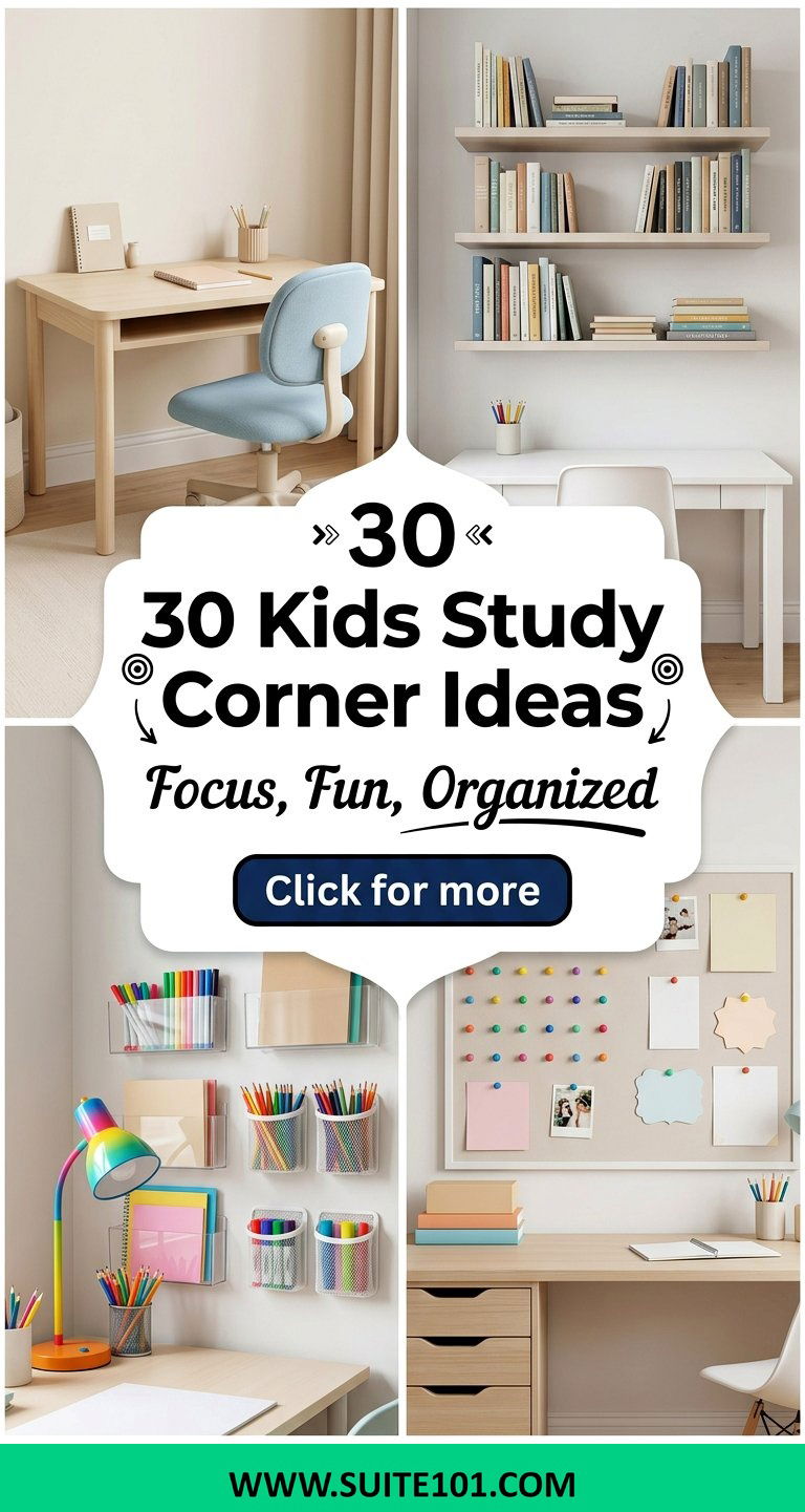 30 Kids Study Corner Ideas for Focus Fun and Organization - 30 Kids Study Corner Ideas for Focus, Fun, and Organization