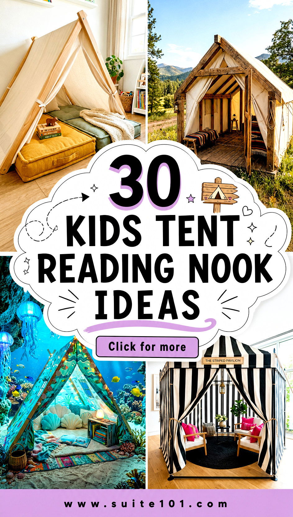 30 Kids Tent Reading Nook Ideas for Magical Quiet Time - 30 Kids Tent Reading Nook Ideas for Magical Quiet Time