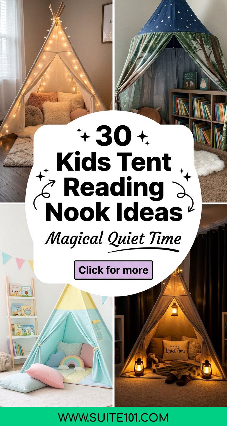 30 Kids Tent Reading Nook Ideas for Magical Quiet Time - 30 Kids Tent Reading Nook Ideas for Magical Quiet Time
