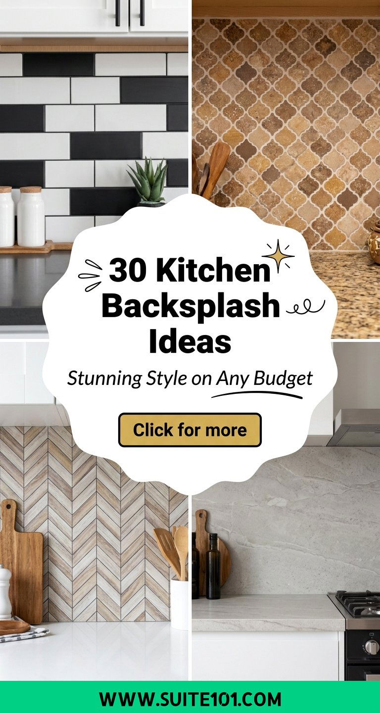 30 Kitchen Backsplash Ideas for Stunning Style on Any Budget - 30 Kitchen Backsplash Ideas for Stunning Style on Any Budget