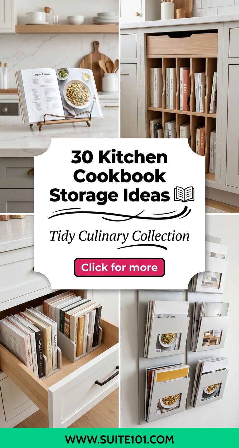 30 Kitchen Cookbook Storage Ideas to Tidy Culinary Collection - 30 Kitchen Cookbook Storage Ideas to Tidy Culinary Collection