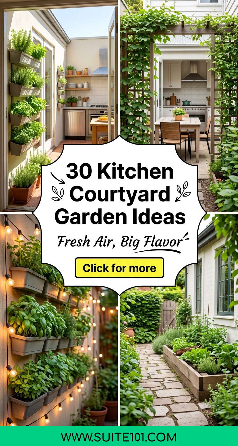 30 Kitchen Courtyard Garden Ideas for Fresh Air and Big Flavor - 30 Kitchen Courtyard Garden Ideas for Fresh Air and Big Flavor