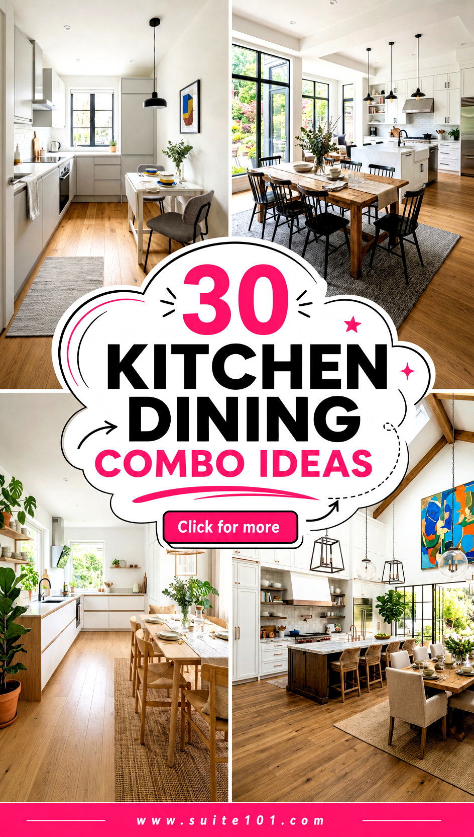 30 Kitchen Dining Combo Ideas to Maximize Every Inch Easily - 30 Kitchen Dining Combo Ideas to Maximize Every Inch Easily