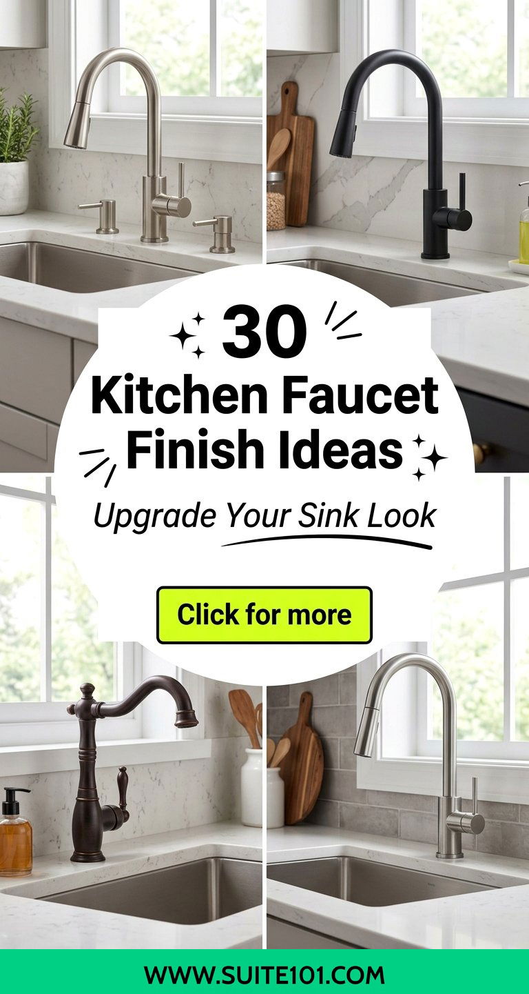 30 Kitchen Faucet Finish Ideas to Upgrade Your Sink Look - 30 Kitchen Faucet Finish Ideas to Upgrade Your Sink Look