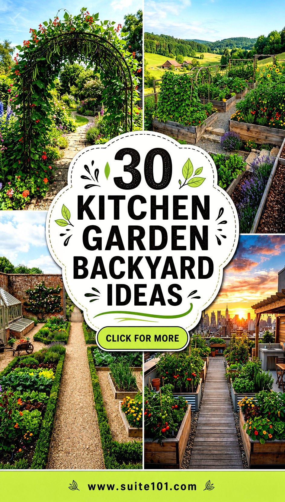 30 Kitchen Garden Backyard Ideas to Grow Fresh Food Fast - 30 Kitchen Garden Backyard Ideas to Grow Fresh Food Fast