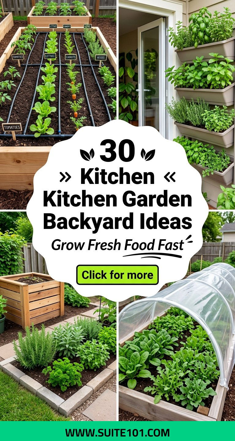30 Kitchen Garden Backyard Ideas to Grow Fresh Food Fast - 30 Kitchen Garden Backyard Ideas to Grow Fresh Food Fast