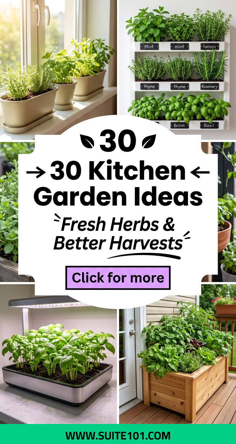 30 Kitchen Garden Ideas for Fresh Herbs and Better Harvests - 30 Kitchen Garden Ideas for Fresh Herbs and Better Harvests