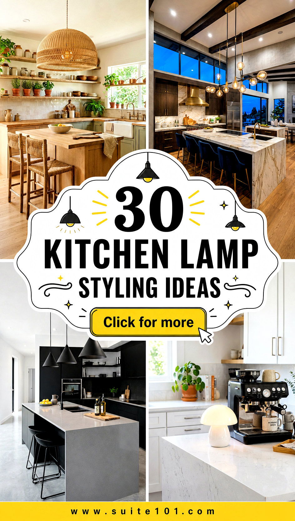 30 Kitchen Lamp Styling Ideas to Brighten Mood and Make It Pop - 30 Kitchen Lamp Styling Ideas to Brighten Mood and Make It Pop
