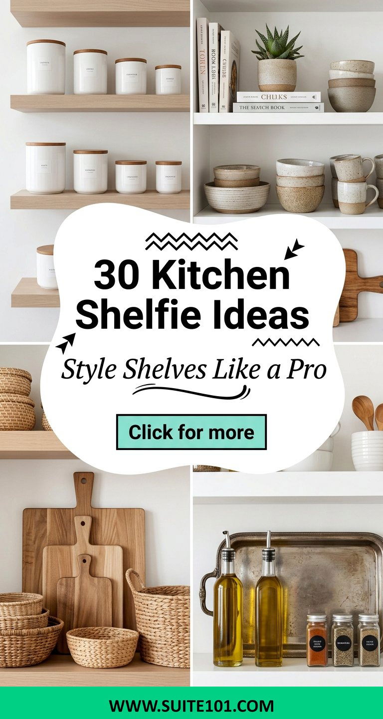 30 Kitchen Shelfie Ideas for Styling Shelves Like a Pro - 30 Kitchen Shelfie Ideas for Styling Shelves Like a Pro