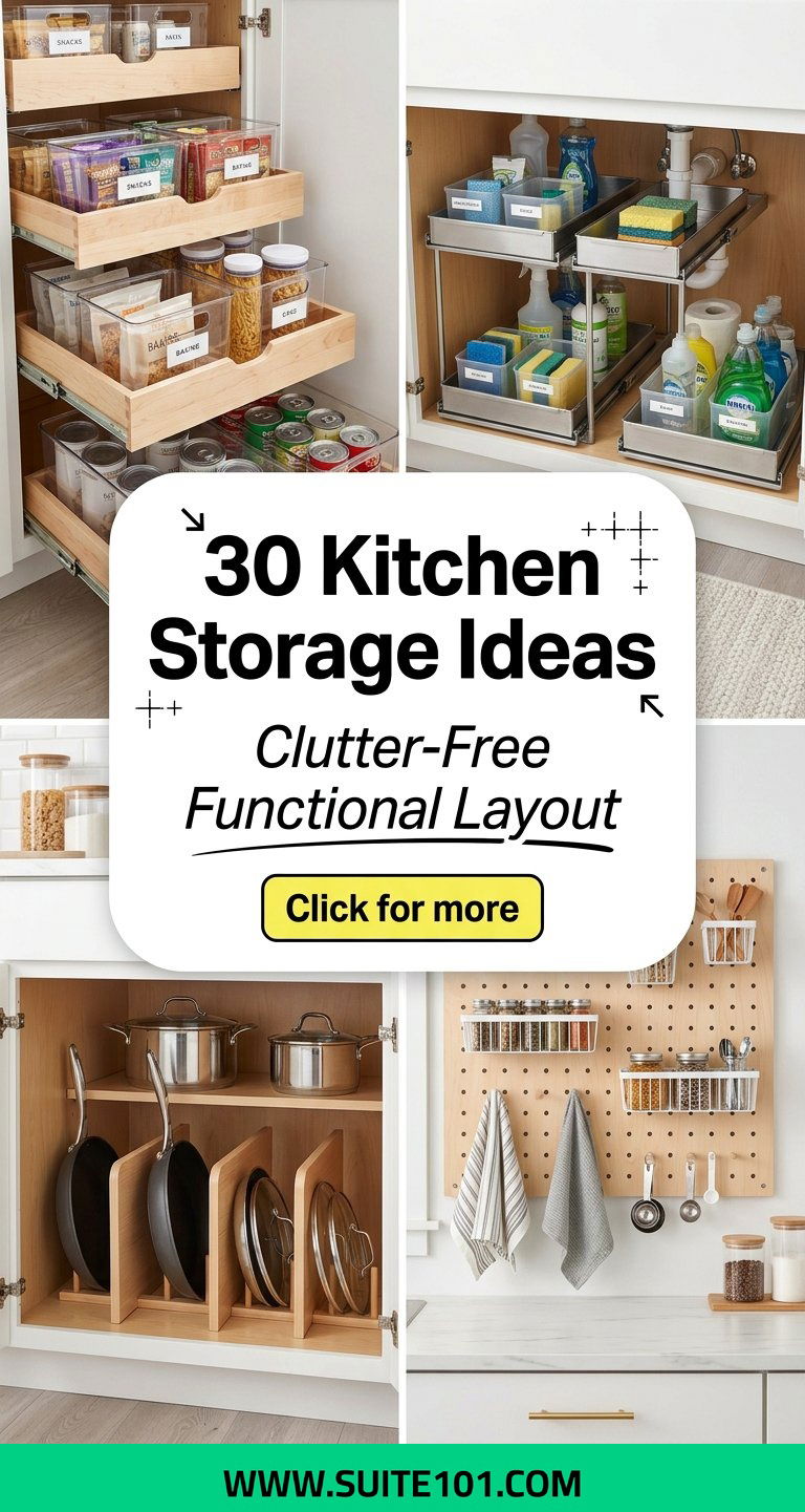 30 Kitchen Storage Ideas for a Clutter-Free Functional Layout - 30 Kitchen Storage Ideas for a Clutter-Free, Functional Layout