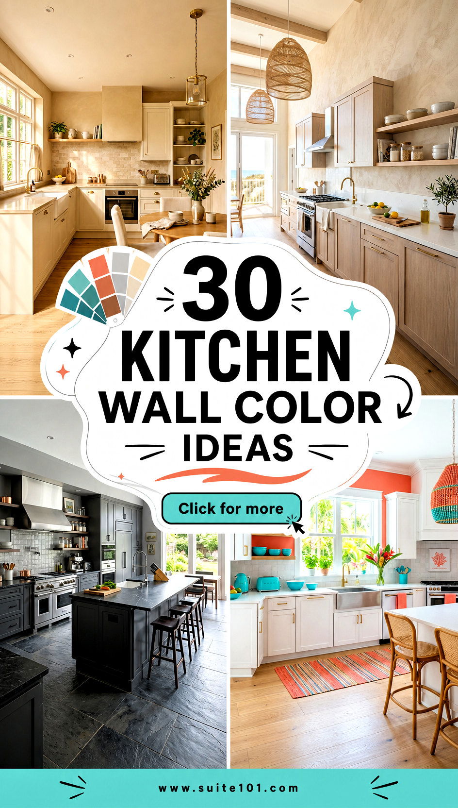 30 Kitchen Wall Color Ideas For A Fresh Modern Home Today - 30 Kitchen Wall Color Ideas For A Fresh, Modern Home Today