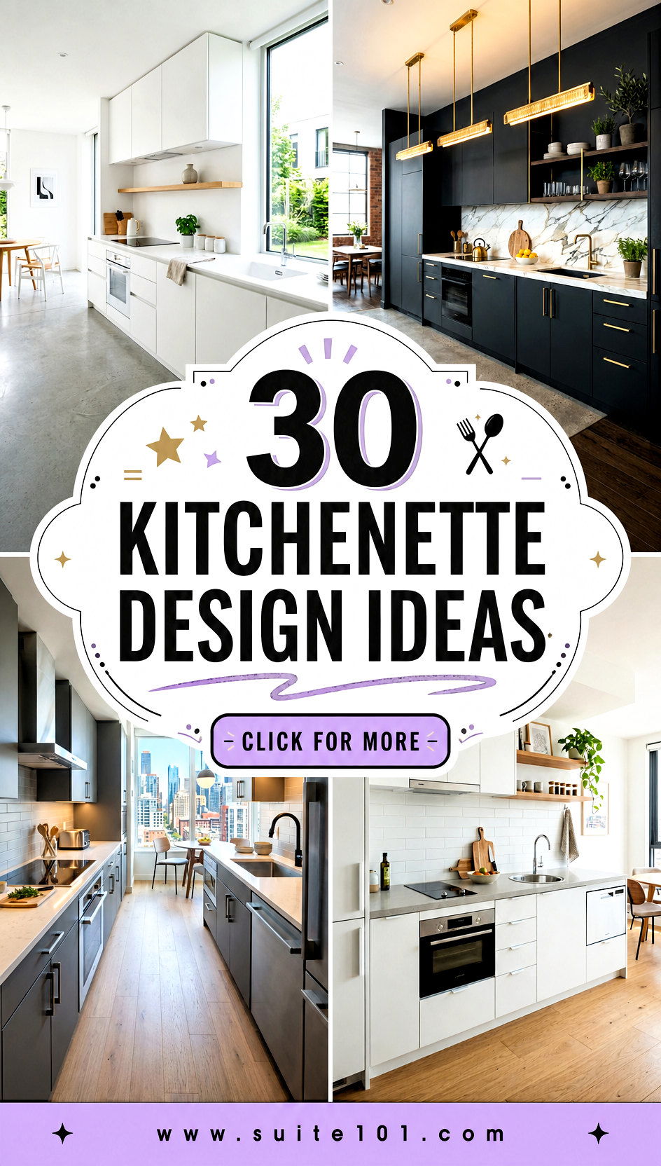 30 Kitchenette Design Ideas for a Stylish Compact Kitchen - 30 Kitchenette Design Ideas for a Stylish Compact Kitchen