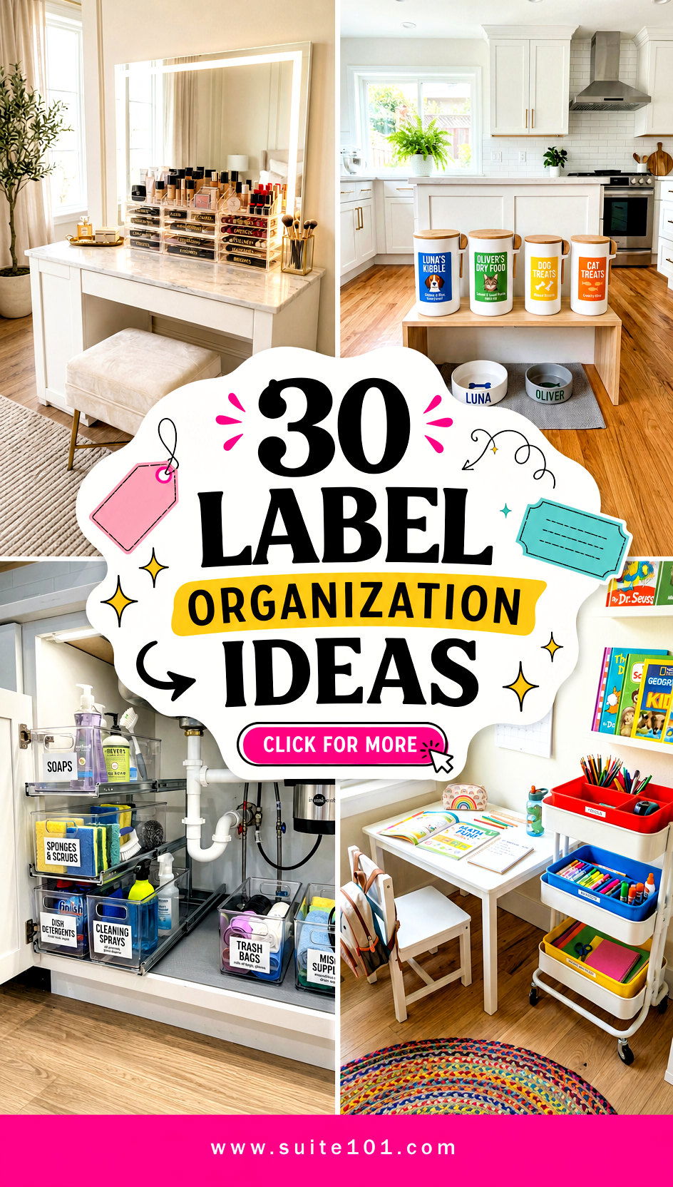 30 Label Organization Ideas to Tame Clutter in Any Room - 30 Label Organization Ideas to Tame Clutter in Any Room