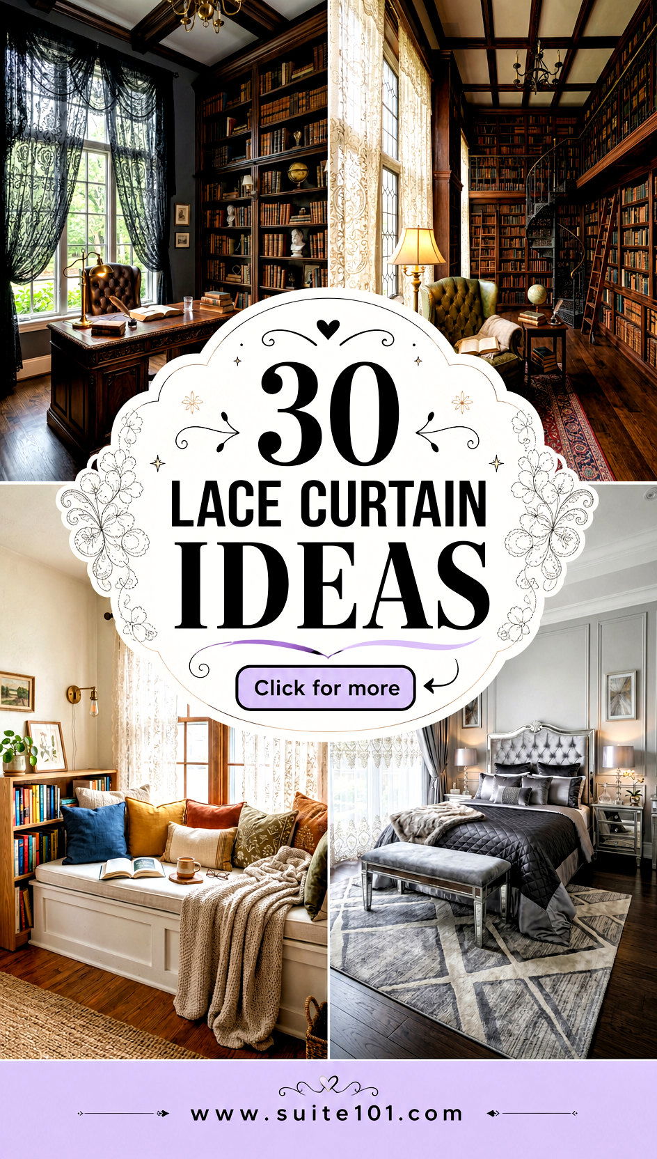 30 Lace Curtain Ideas to Add Romance and Privacy Instantly - 30 Lace Curtain Ideas to Add Romance and Privacy Instantly