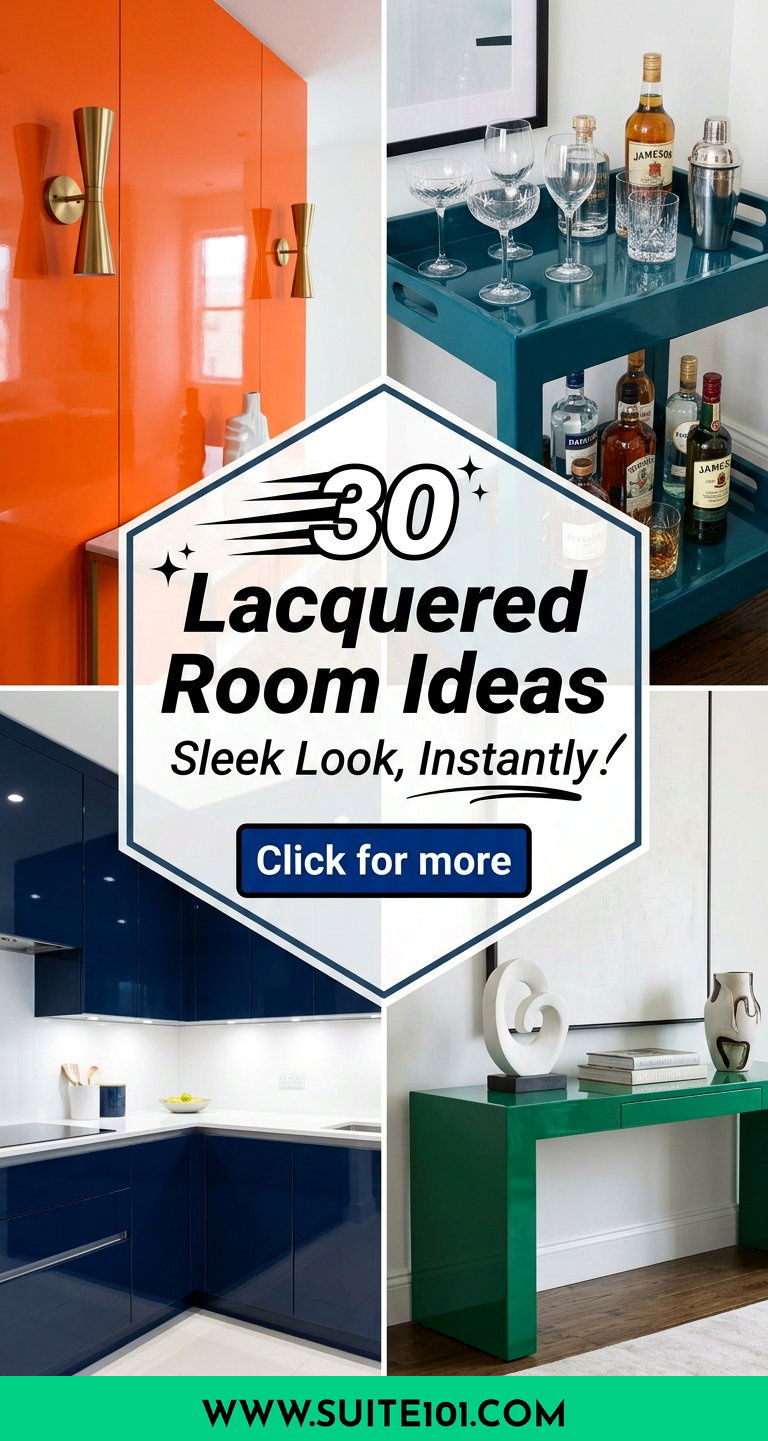 30 Lacquered Room Ideas That Make Any Space Look Sleek Instantly - 30 Lacquered Room Ideas That Make Any Space Look Sleek Instantly