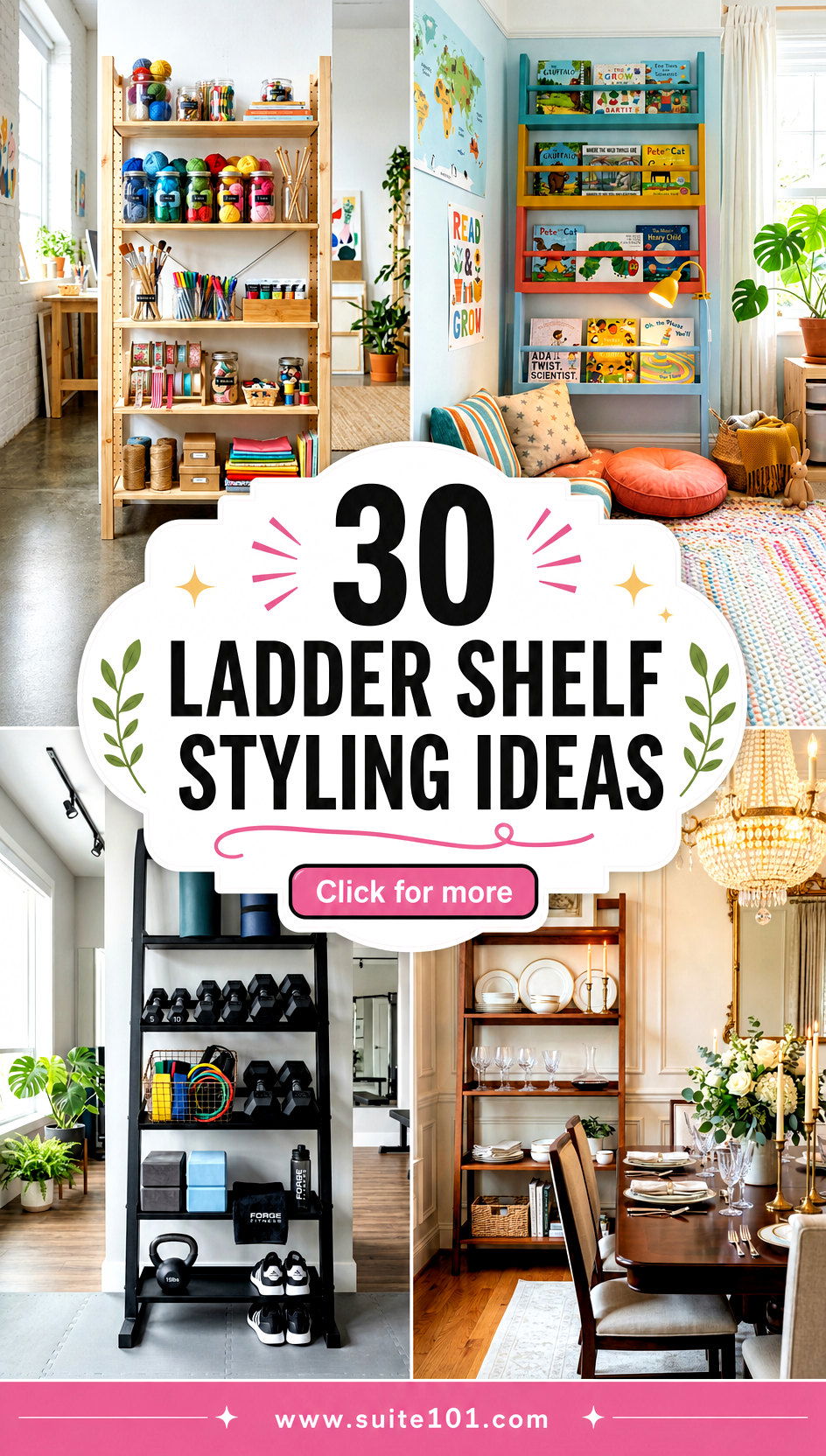 30 Ladder Shelf Styling Ideas for Cozy Functional Living Areas - 30 Ladder Shelf Styling Ideas for Cozy, Functional Living Areas
