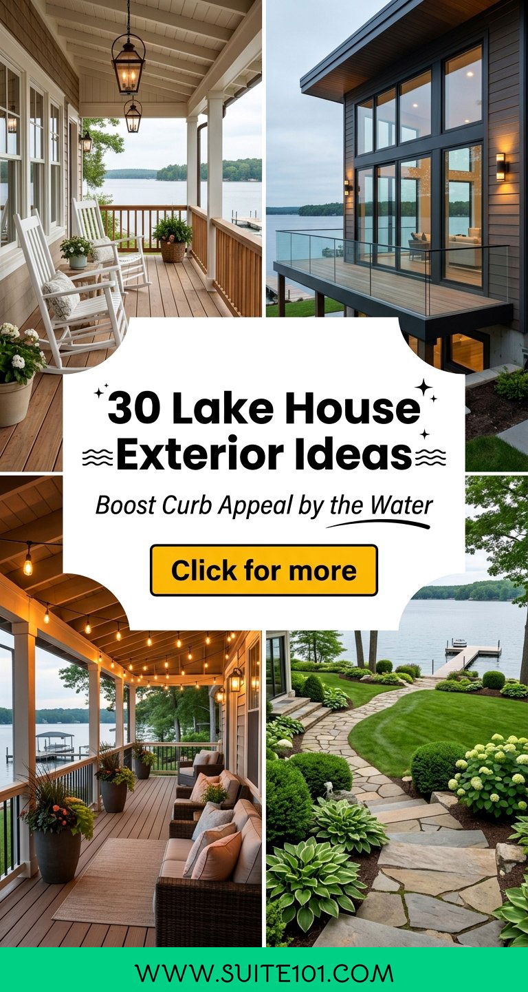 30 Lake House Exterior Ideas to Boost Curb Appeal by the Water - 30 Lake House Exterior Ideas to Boost Curb Appeal by the Water