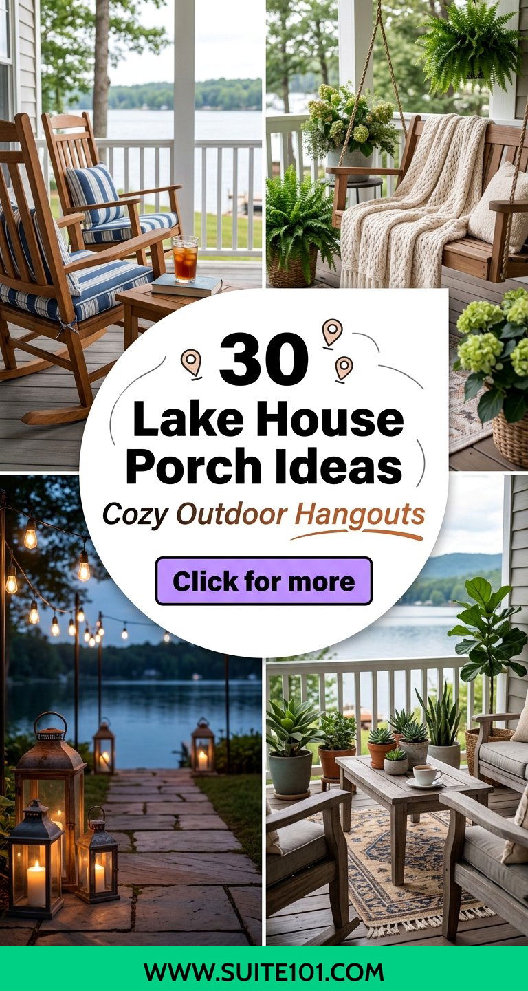 30 Lake House Porch Ideas for Cozy Outdoor Hangouts and Views - 30 Lake House Porch Ideas for Cozy Outdoor Hangouts and Views