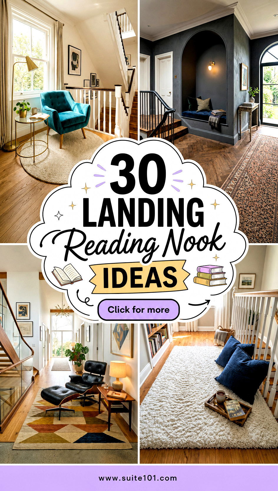 30 Landing Reading Nook Ideas To Create Cozy Moments Upstairs - 30 Landing Reading Nook Ideas To Create Cozy Moments Upstairs