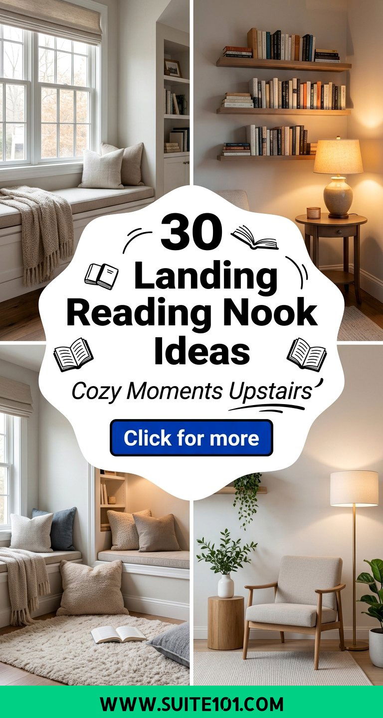 30 Landing Reading Nook Ideas To Create Cozy Moments Upstairs - 30 Landing Reading Nook Ideas To Create Cozy Moments Upstairs