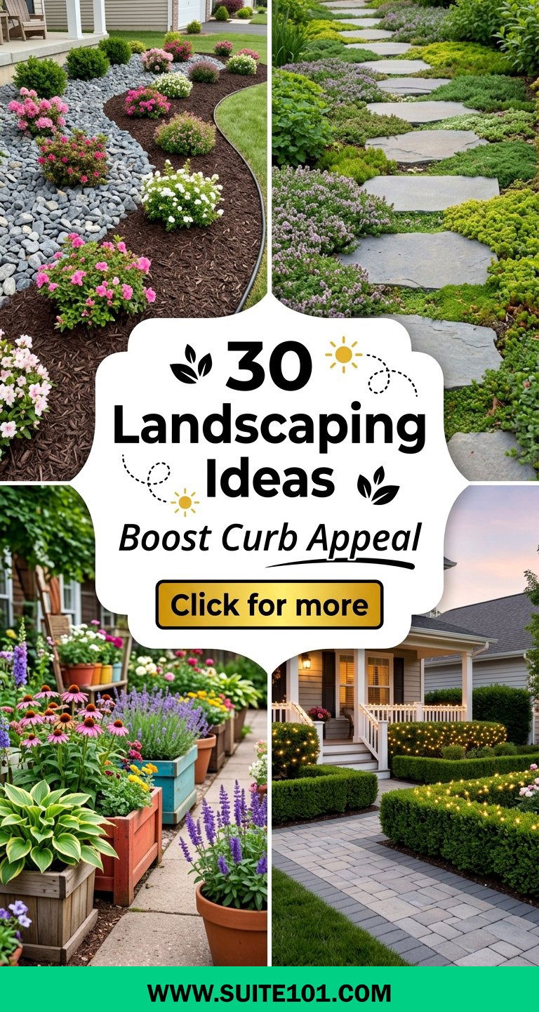 30 Landscaping Ideas To Boost Curb Appeal On Any Budget - 30 Landscaping Ideas To Boost Curb Appeal On Any Budget