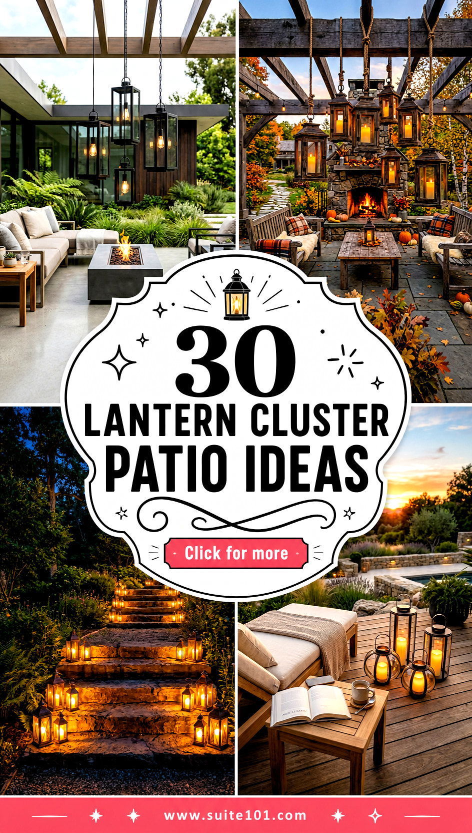 30 Lantern Cluster Patio Ideas for a Stunning Backyard Glow - 30 Lantern Cluster Patio Ideas for a Stunning Backyard Glow
