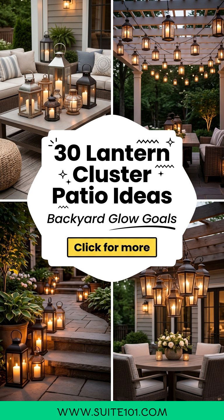 30 Lantern Cluster Patio Ideas for a Stunning Backyard Glow - 30 Lantern Cluster Patio Ideas for a Stunning Backyard Glow