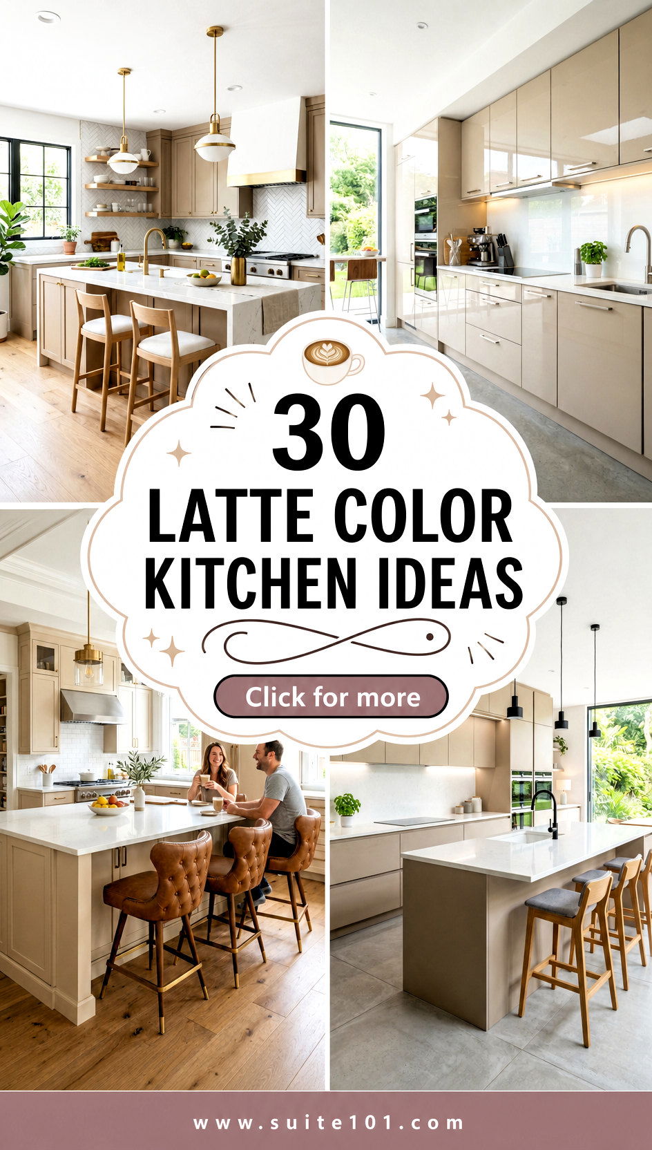 30 Latte Color Kitchen Ideas for a Warm Modern Refresh - 30 Latte Color Kitchen Ideas for a Warm, Modern Refresh