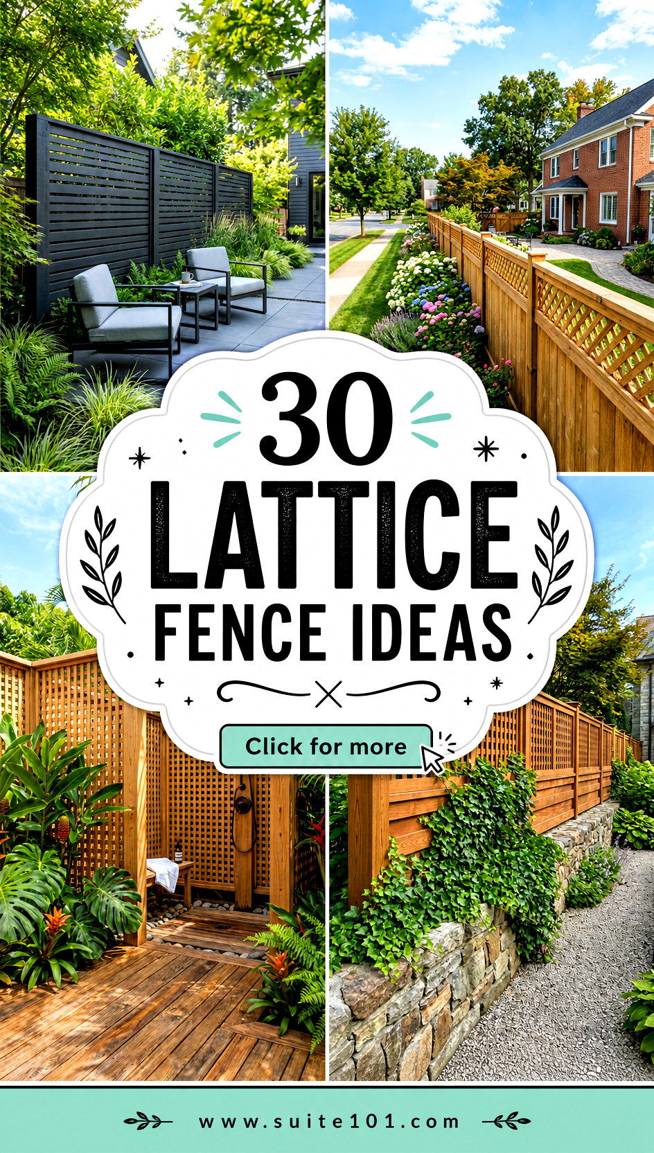 30 Lattice Fence Ideas To Add Charm And Privacy To Your Yard - 30 Lattice Fence Ideas To Add Charm And Privacy To Your Yard