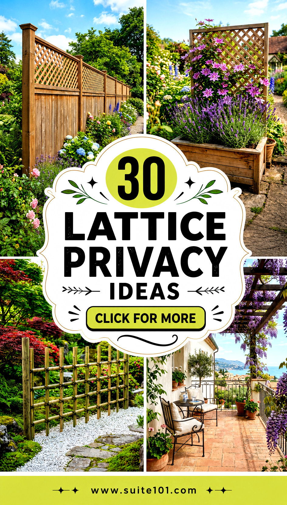 30 Lattice Privacy Ideas To Upgrade Your Outdoor Escape - 30 Lattice Privacy Ideas To Upgrade Your Outdoor Escape